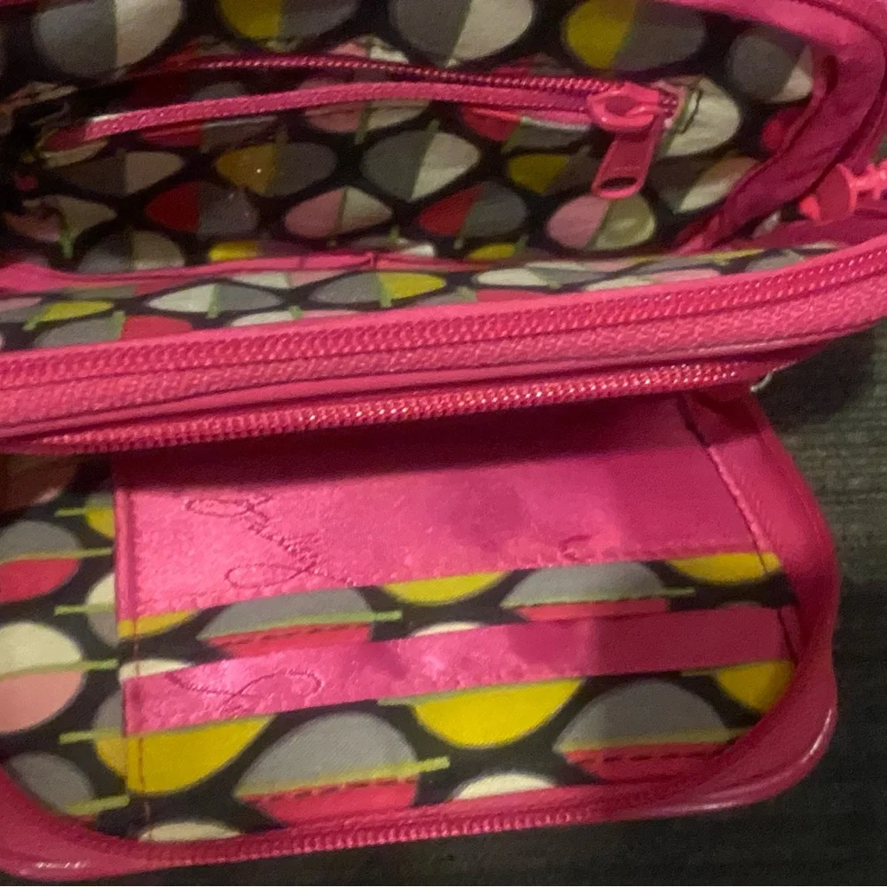 Vera Bradley Pink Quilted Crossbody Bag - Picture 5 of 6